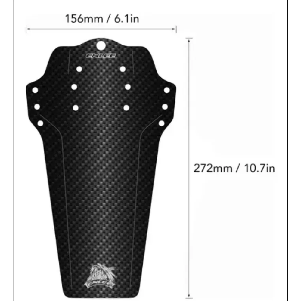 Lodera Enlee Guardabarros Para Mtb Salpicadera Camuflajeada Negrcamuflajeado