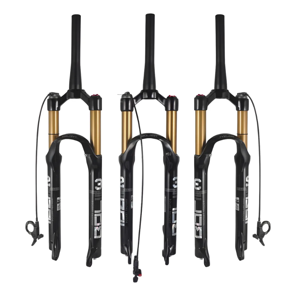 Suspension De Aire Dorada Bolany R26 Con Mando 120mm Conico Dorado