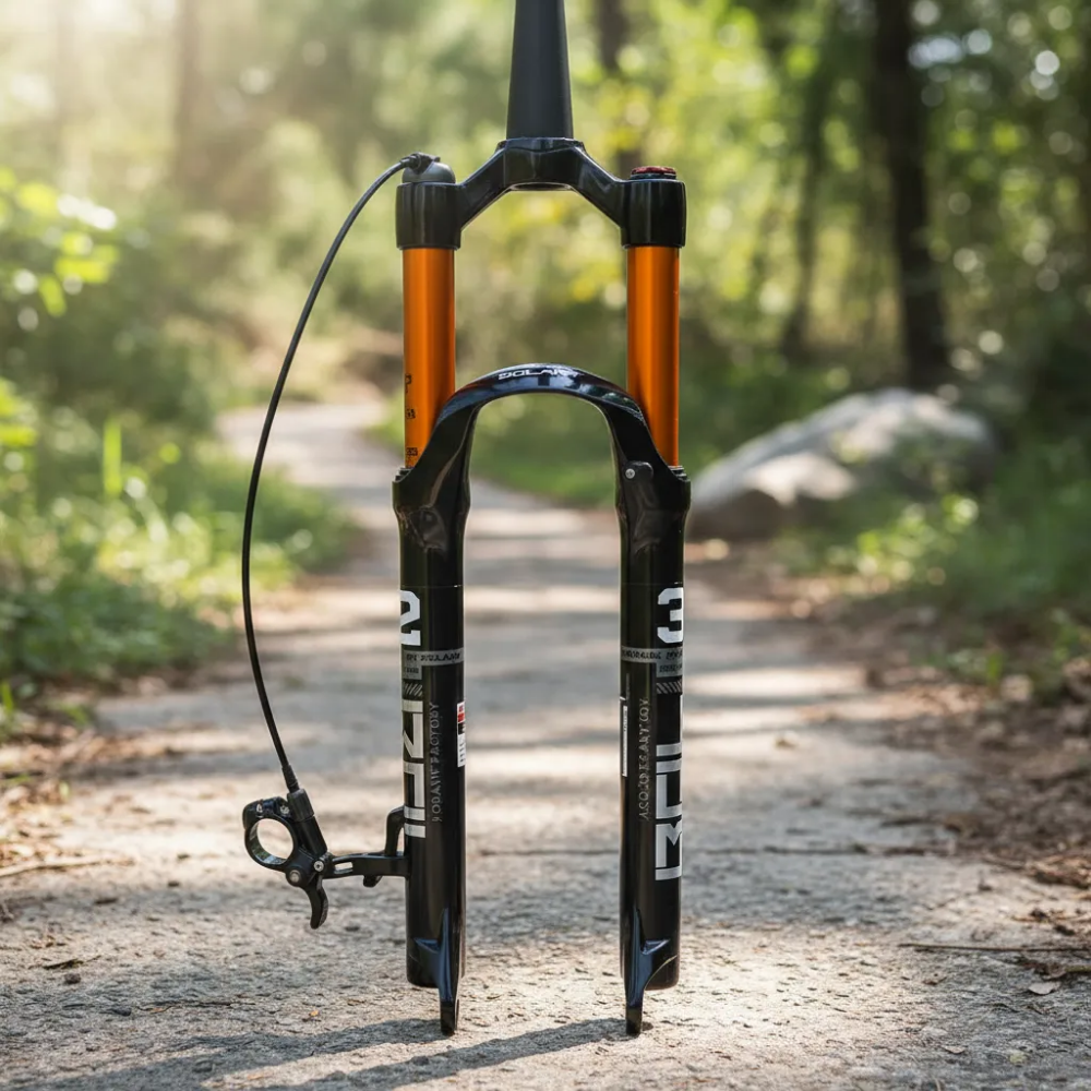 Suspension De Aire Dorada Bolany R26 Con Mando 120mm Conico Dorado