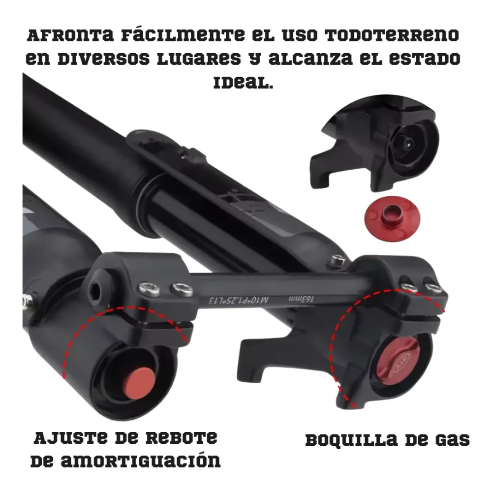 Horquilla Suspension Bolany 29 Invertida Mando Tijera Invers Negro