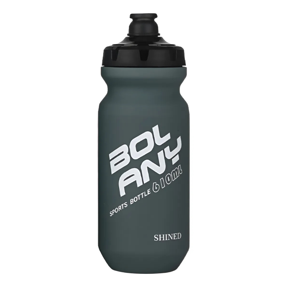 Bote De Agua 610ml Bolany Anfora Shined Mtb Ciclismo Bidon Gris Oscuro