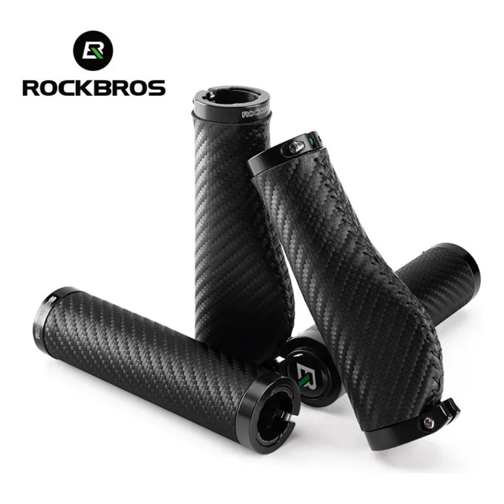 Puños Para Bici Con Descanso Comodo Gran Agarre Rockbros Negro