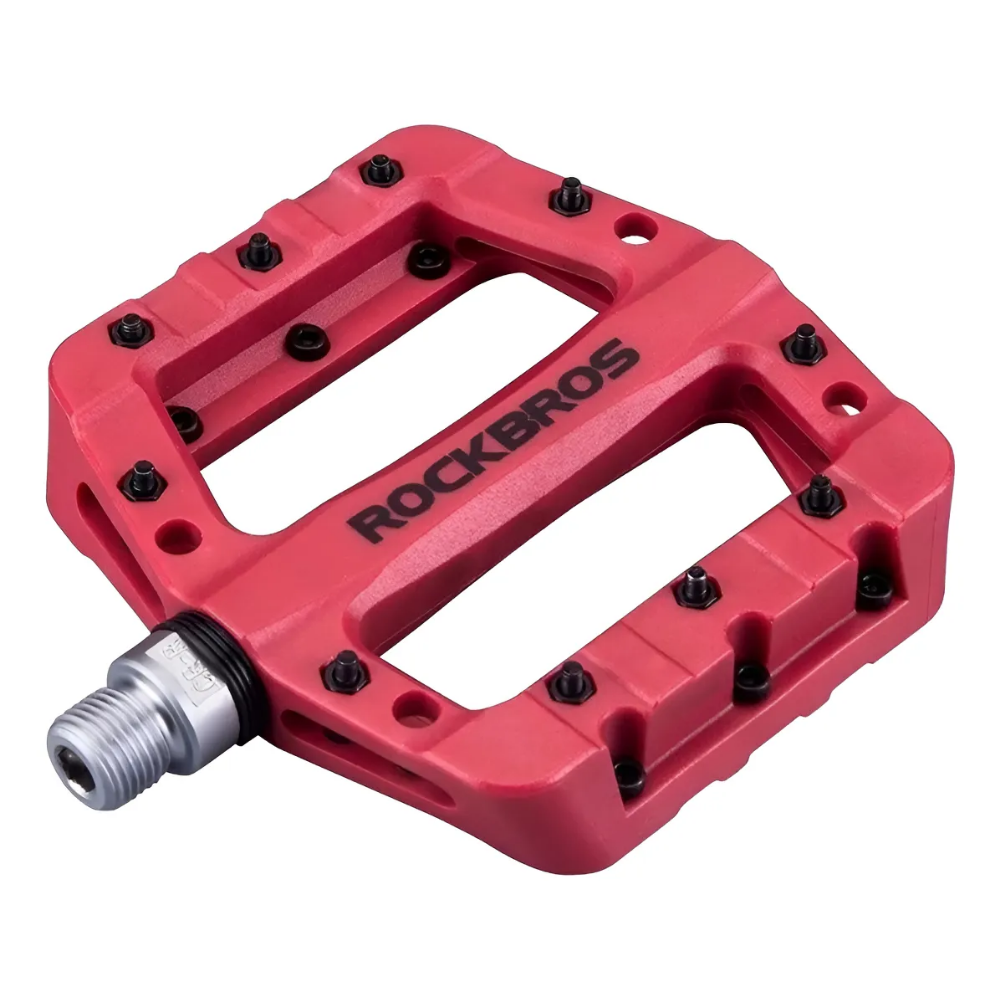 Pedales Rockbros Plataforma Mtb, Ciclismo Balero Sella Nylon