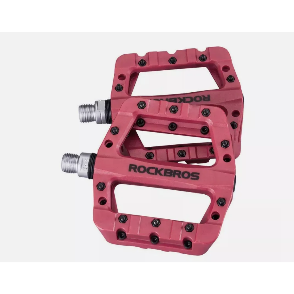 Pedales Rockbros Plataforma Mtb, Ciclismo Balero Sella Nylon
