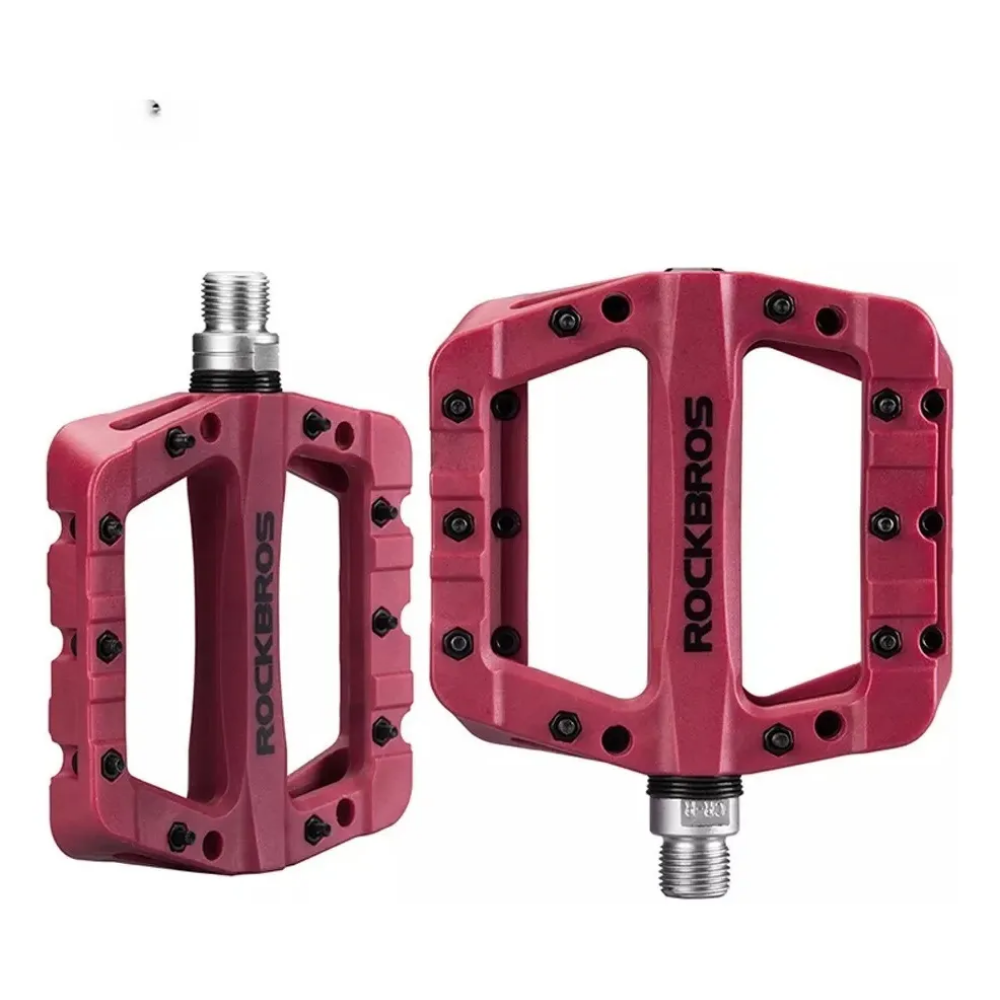Pedales Rockbros Plataforma Mtb, Ciclismo Balero Sella Nylon
