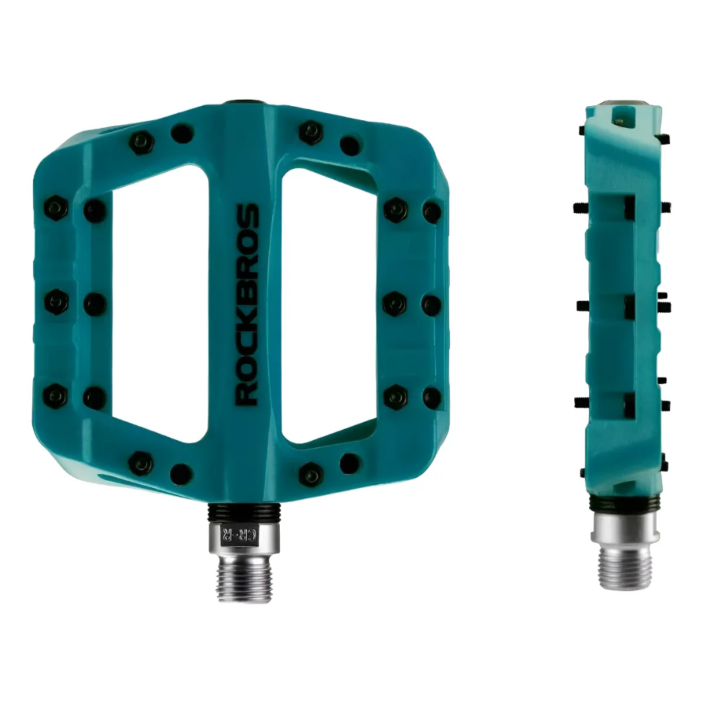 Pedales Rockbros Plataforma Mtb, Ciclismo Balero Sella Nylon