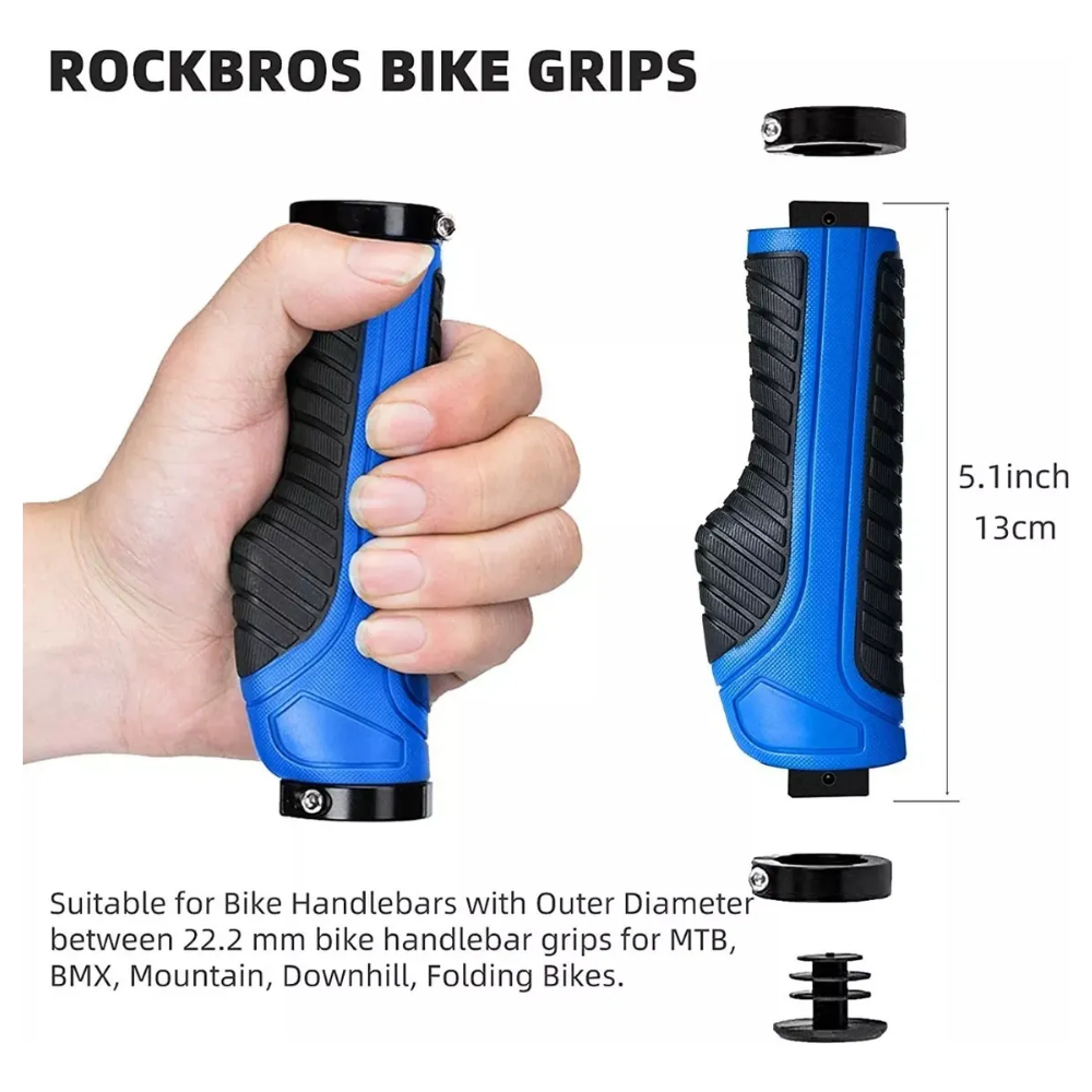 Puños Para Bicicleta Con Descanso Comodo Ergonómicos Rockbro