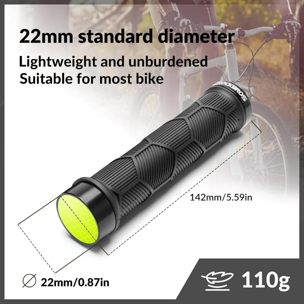Puños Para Bicicleta De Montaña Con Reflejante Rockbros