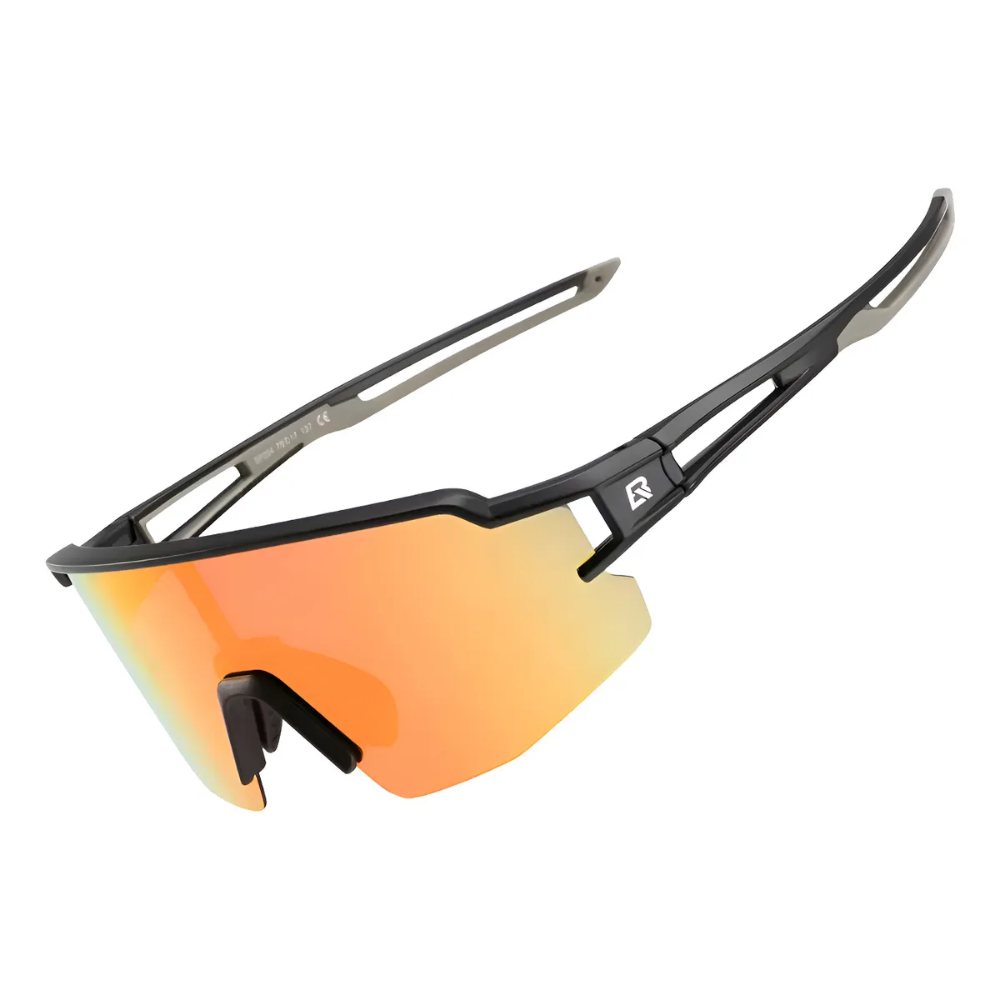 Lentes Polarizados Para Ciclismo Rockbros Lente Naranja Naranja Negro