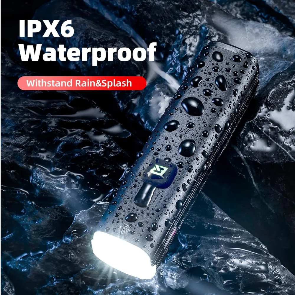 Luz Delantera De 1000 Lumenes Rockbros 5 Modos Negro