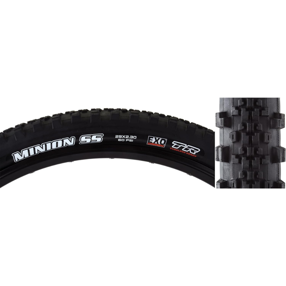 LLANTA MAXXIS 29X2.30 NEGRO MINION SS EXO TUBELES READY 60 PSI