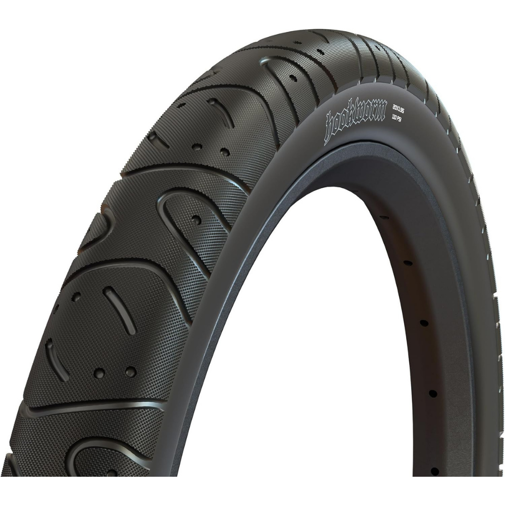 MAXXIS Hookworm - Tamaño 20x1.95, 1 paquete - Neumático ultra duradero para BMX, crucero, sendero y bicicleta