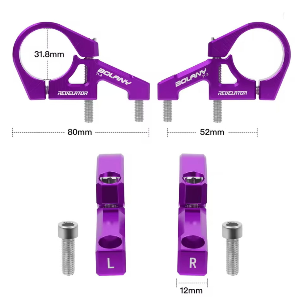 Potencia Directa Para DH MTB Descenso De Aluminio Bolany Revelator 31.8mm