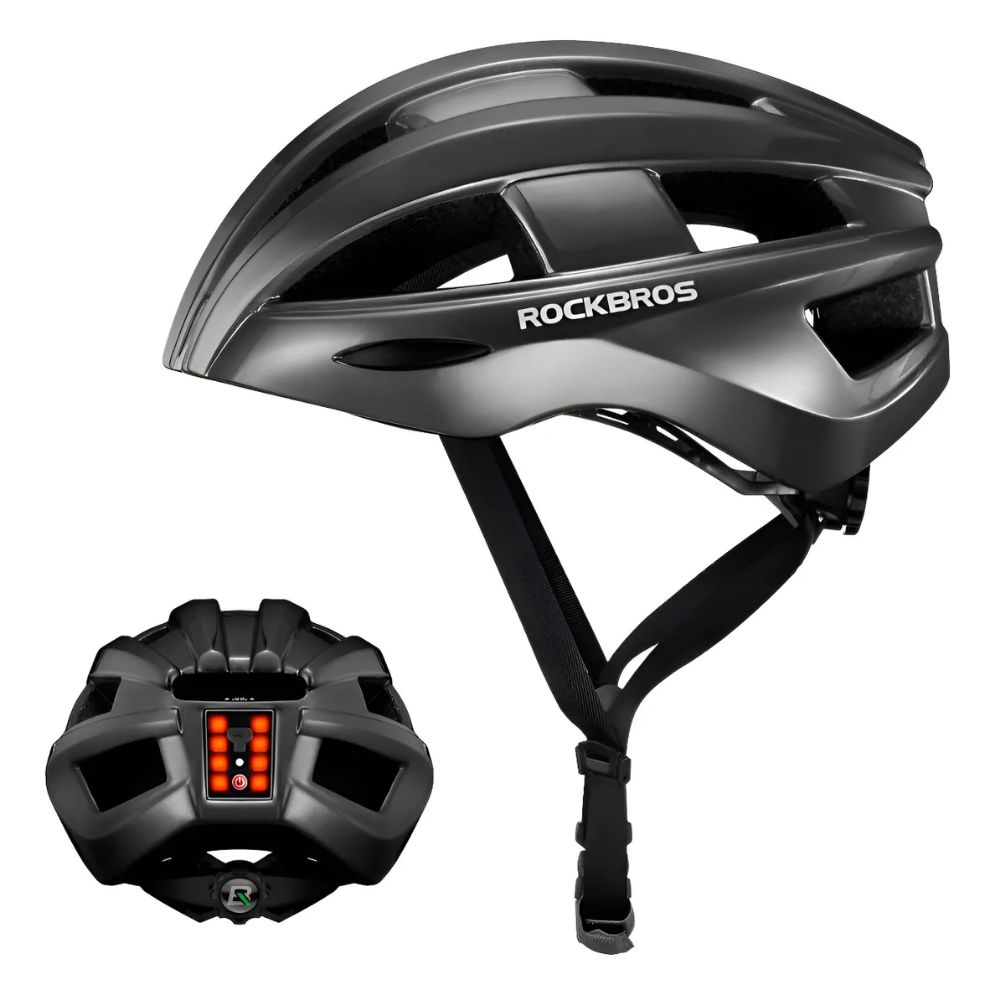 Casco Para Ciclismo Con Luz Trasera Rockbros Mtb, Ruta