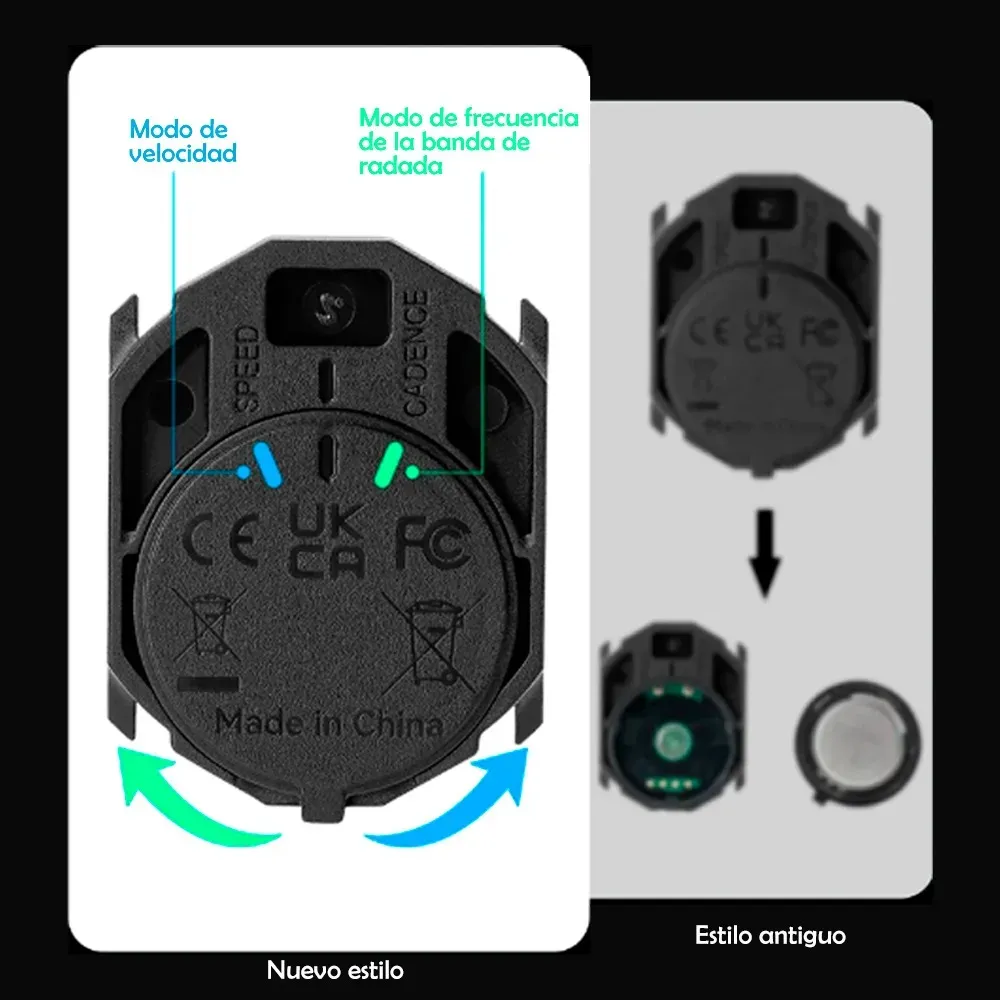 Sensor De Cadencia De Bicicleta Rockbros Ip67 Color Negro Negro
