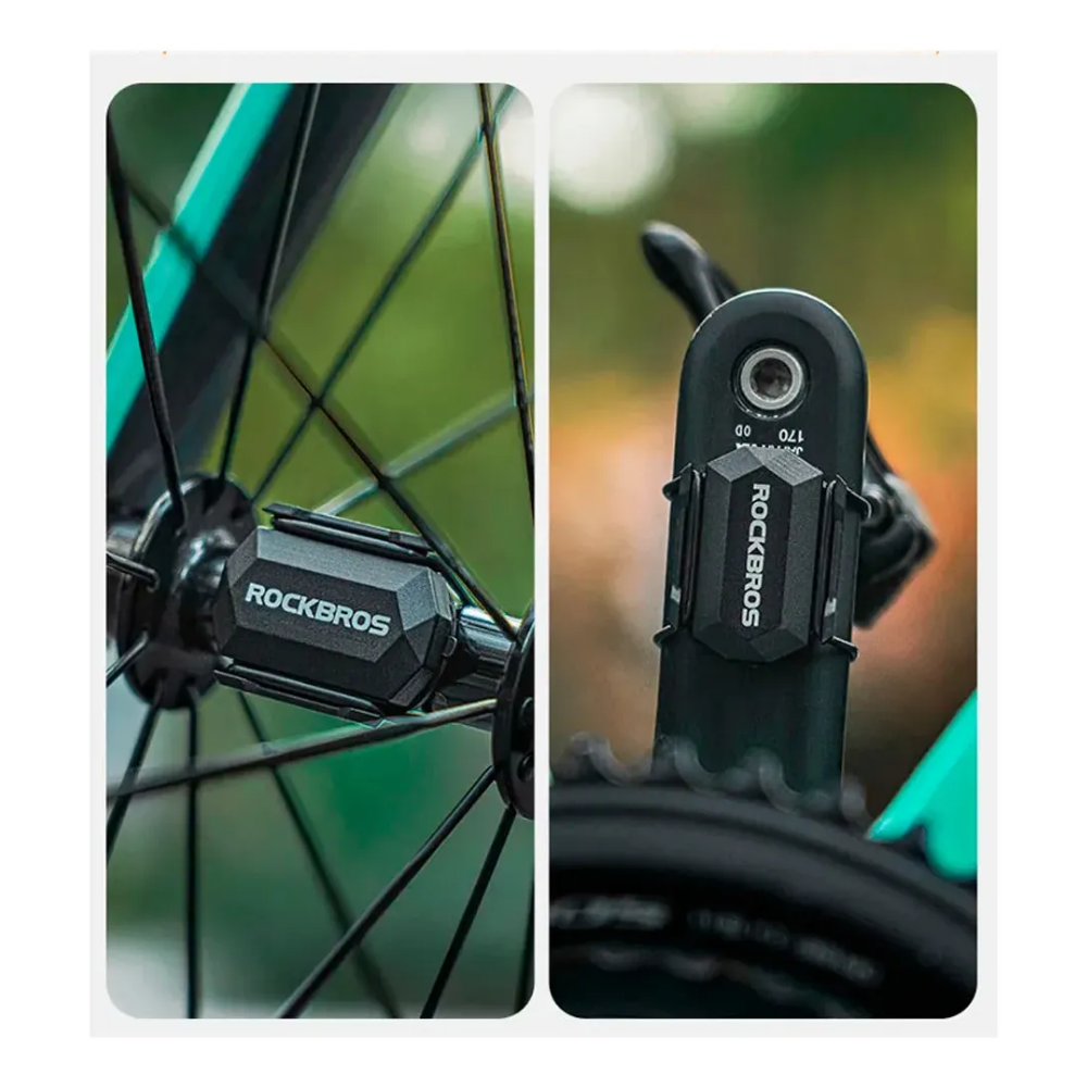 Sensor De Cadencia De Bicicleta Rockbros Ip67 Color Negro Negro