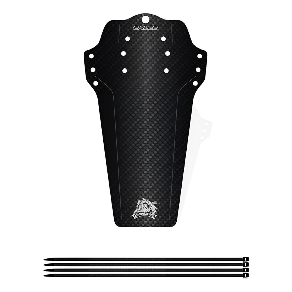 Lodera Enlee Guardabarros Para Mtb Salpicaderas 1 Pz Negro Enlee