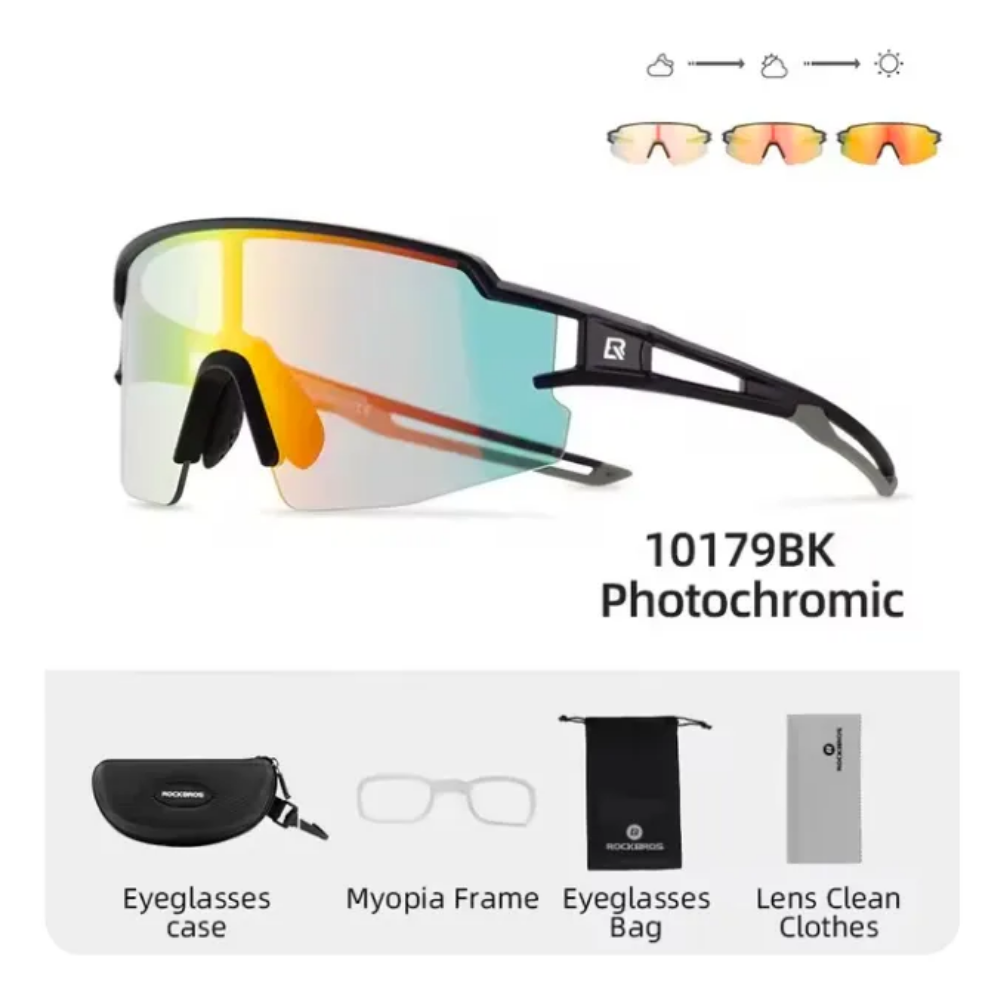 Lentes Fotocromaticos Rockbros Gafas Mtb Ruta New Version 26